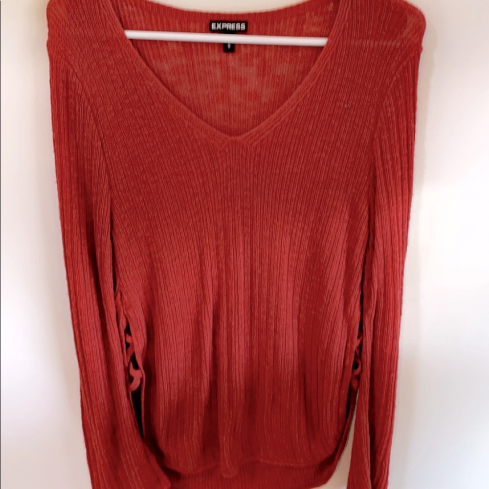 Express rust sweater